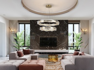 LUSTRA/PLAFONIERA LIRA, 80 CM, AURIU PERIAT/TRANSPARENT, DIN METAL SI STICLA, STIL MODERN