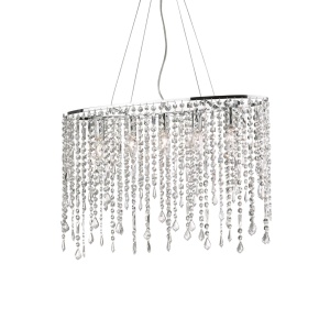 LUSTRA RAIN SP5, CROM, DIN CRISTAL, STIL MODERN