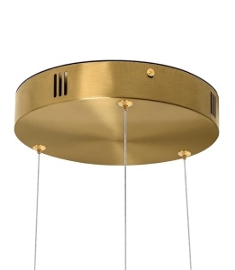 LUSTRA RING 60+80+100, GOLD, CONFECTIONATA DIN OTEL SI ACRIL, STIL MODERN - Img 4