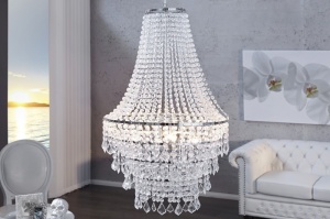 LUSTRA ROYAL 6790 TRANSPARENTA , DIN PLASTIC SI METAL, DESIGN CLASIC