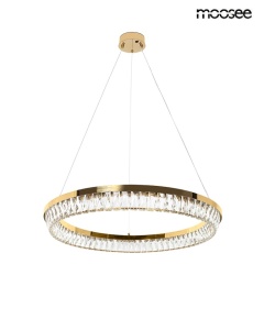 LUSTRA SAVOY 80 GOLD, CONFECTIONATA DIN METAL SI CRISTALE, STIL MODERN