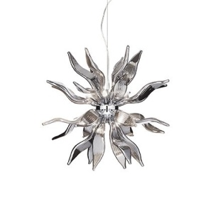 LUSTRA SUSPENDATA LEAVES SP8 FUMURIE DESIGN MODERN IDEAL LUX