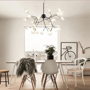 LUSTRA, TREE APP590-CP, 39X60 cm, NEGRU, DIN OTEL SI STICLA, STIL MODERN, TU - Img 8
