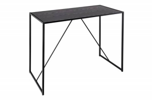 MASA BAR, SLIM LINE 120CM, METAL SI LEMN FRASIN, COD 43310 - Img 4