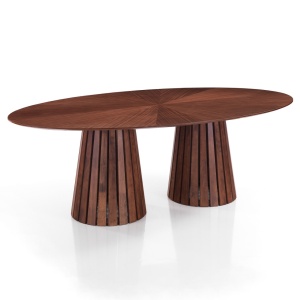 MASA DE BIROU/DINING, DE LUX, VOLGA NUC 190CM, DIN LEMN MASIV SI MDF, ARTIM GROUP SELECTION
