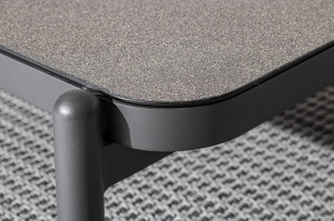 MASA DE GRADINA/TERASA FLORENCIA, GRI GRAFIT, CONFECTIONATA DIN ALUMINIU, STIL MODERN MINIMALIST - Img 3