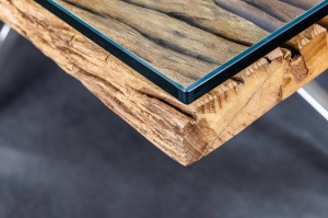 MASA DE LIVING, DIN LEMN TEC SI METAL 220CM, BARRACUDA, REALIZATA MANUAL, ARTIM GROUP SELECTION - Img 3