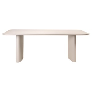 MASA DE LUAT MASA PENTRU EXTERIOR SENZA, REALIZATA DIN ALUMINIU, CULOARE BEJ DESCHIS, DESIGN DEOSEBIT, RICHMOND INTERIORS