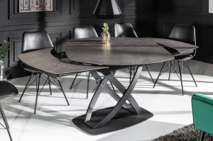 MASA DE SUFRAGERIE ROTATIVA, INCEPTION 130/190CM, ASPECT CERAMICA ANTRACIT, ARTIM GROUP SELECTION - Img 2