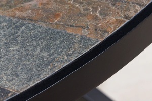 MASA DE SUFRAGERIE ROTUNDA, MOUNTAIN 140CM, MULTICOLOR, MDF/METAL, INVICTA INTERIOR - Img 6