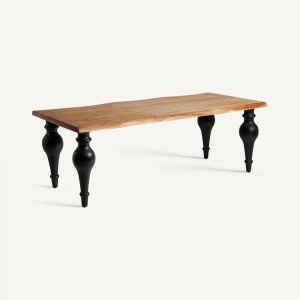 MASA DEOSEBITA, ZENICA 220CM, DIN LEMN DE SALCAM, MARO/NEGRU, ARTIM GROUP SELECTION - Img 2