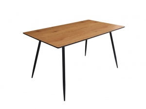 MASA DINING 140 CM APPARTMENT 40476 STEJAR, DIN MDF SI METAL STIL SCANDINAV