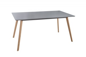 MASA DINING 160CM SCANDINAVIA 36305 DIN LEMN SI MDF DESIGN SCANDINAV - Img 6