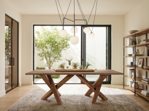 MASA DINING, 240CM, FABRICATA DIN LEMN MASIV DE SALCAM, STIL RUSTIC, ARTIM GROUP SELECTION