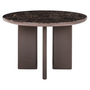 MASA DINING ALMUNDI 120cm, REALIZATA DIN MDF, CERAMICA INFOLIATA, CULOARE MARO, STIL MODERN, RICHMOND