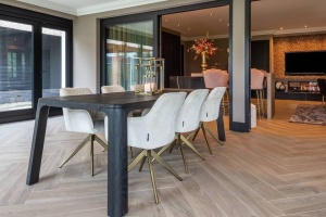 MASA DINING BACCARAT, 230 CM, NEAGRA, 7734, DIN FURNIR DE STEJAR, RICHMOND INTERIORS - Img 3