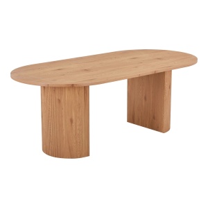 MASA DINING BOAVISTA 100x210x75 cm, REALIZATA DIN MDF, CULOARE NATURAL, HOUSE NORDIC
