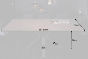 MASA DINING EXTENSIBILA, ETERNITY 180/225CM, ASPECT BETON CERAMIC, ARTIM GROUP SELECTION - Img 7