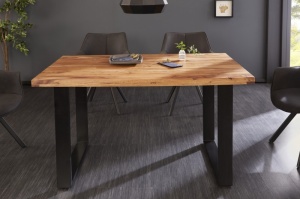 MASA DINING, IRON CRAFT 120CM, DIN LEMN MASIV SI METAL, ARTIM GROUP SELECTION