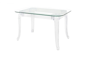 MASA DINING, KING 120CM, TRANSPARENTA, DESIGN DEOSEBIT - Img 3