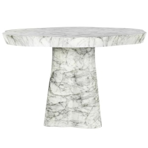 MASA DINING ROCKYARD, 140Ø, 7796, CU ASPECT DE MARMURA IDEALA PENTRU INTERIOR SAU EXTERIOR, RICHMOND INTERIORS