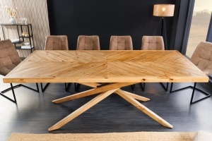 MASA DINING, WOOD 200CM, LEMN DE PIN RECICLAT, ASPECT MARO NATUR, ARTIM GROUP SELECTION.
