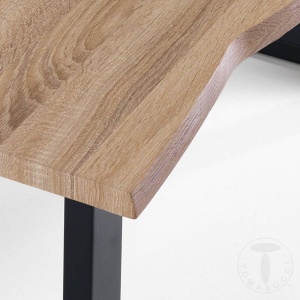 MASA ELEGANTA 160CM, LANDO, COD 4402, STIL MODERN, REALIZATA DIN METAL SI MDF - Img 4