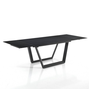 MASA ELEGANTA EXTENSIBILA 160/240CM, RAUL 2, COD 555, STIL MODERN, REALIZATA DIN METAL SI CERAMICA