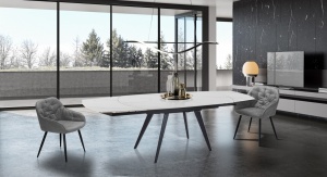 MASA EXTENSIBILA 140/200CM, LUKA 1, DIN METAL SI CERAMICA, ARTIM GROUP SELECTION