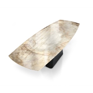 MASA EXTENSIBILA 160/240CM,HANNES, COD 5689, STIL MODERN, REALIZAT DIN METAL SI CERAMICA - Img 4