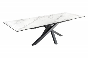 MASA EXTENSIBILA DE LUX 180-220-260CM, METAL, STICLA SI CERAMICA, ASPECT MARMURA, ARTIM GROUP SELECTION - Img 5