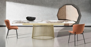 MASA EXTENSIBILA DE LUX, CAGE 180/260CM, DIN METAL SI CERAMICA, ARTIM GROUP SELECTION - Img 6