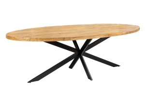MASA LIVING, GALAXIE 240CM, LEMN DE MANGO SI SUPORT DIN METAL, ARTIM GROUP SELECTION - Img 5