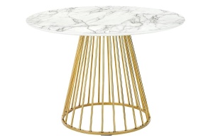 MASA LIVING GLAM MARBLE 110, AURIU/IMITATIE MARMURA, STIL MODERN, B2 - Img 3
