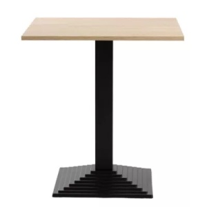 MASA PENTRU CAFENEA, 80x80 CM, STEJAR SONOMA/NEGRU, DIN PAL LAMINAT SI FONTA, ARTIM GROUP SELECTION - Img 3