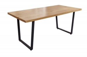 MASA STIL INDUSTRIAL 180CM , LOFT, COD 40873, DIN MDF SI METAL - Img 7