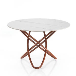 MASA SUFRAGERIE 110CM, HULA HOOP, COD 5755, STIL MODERN, REALIZAT DIN METAL SI CERAMICA