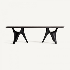 MASA SUFRAGERIE DEOSEBITA, BILZEN 280CM, FURNIR/MDF SI FIBRA DE STICLA, NEGRU, ARTIM GROUP SELECTION