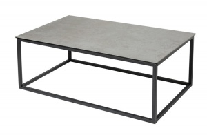 MASUTA DE CAFEA 100CM, SYMBIOZY, METAL SI ASPECT CERAMICA