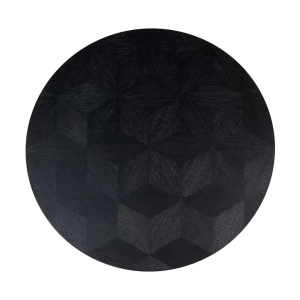 MASUTA DE CAFEA BLAX, 110 CM, NEAGRA, DIN FURNIR DE STEJAR, RICHMOND INTERIORS - Img 3
