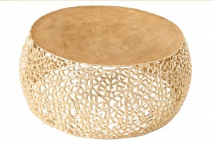 MASUTA DE CAFEA, LEAF 75CM, COD 43227, METAL, DESIGN INDUSTRIAL - Img 3