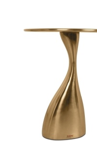 MASUTA DE CAFEA SPACEY 36, AURIE, CONFECTIONATA DIN ALUMINIU PRELUCRAT MANUAL, STIL MODERN - Img 3