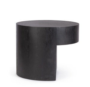 MASUTA DE CAFEA STANWOOD, NEAGRA, CONFECTIONATA DIN MDF SI FURNIR DE FRASIN, STIL MODERN - Img 2