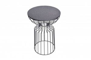 MASUTA DE CAFEA, VARIATION 50CM, METAL SI STICLA SECURIZATA, COD 43508, DESIGN MODERN - Img 3