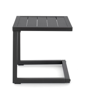 MASUTA DE GRADINA HILDE GRI, CONFECTIONATA DIN ALUMINIU, STIL MODERN - Img 4
