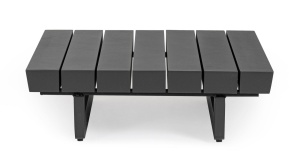 MASUTA DE GRADINA INFINITY, GRI, CONFECTIONATA DIN ALUMINIU, STIL MODERN - Img 2