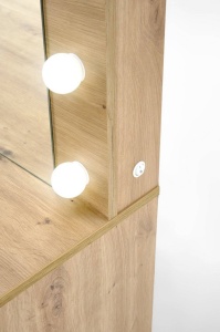 MASUTA DE TOALETA CU LED HOLLYWOOD XL, STEJAR ARTISAN, DIN PAL LAMINAT, STIL MODERN - Img 3