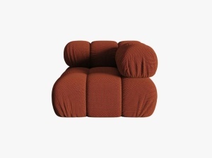MODUL COLTAR BELLIS, CARAMIZIU, CU TAPITERIE DIN TEXTIL 3D SONIC, MICADONI - Img 2