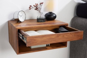NOPTIERA LAGOS 50CM, LEMN MASIV DE SHEESHAM, COD 43943, DESIGN DEOSEBIT - Img 2
