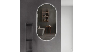 OGLINDA BAIE REA EGG, CU LED, 60x80CM, DIN STICLA, CALITATE SUPERIOARA - Img 5